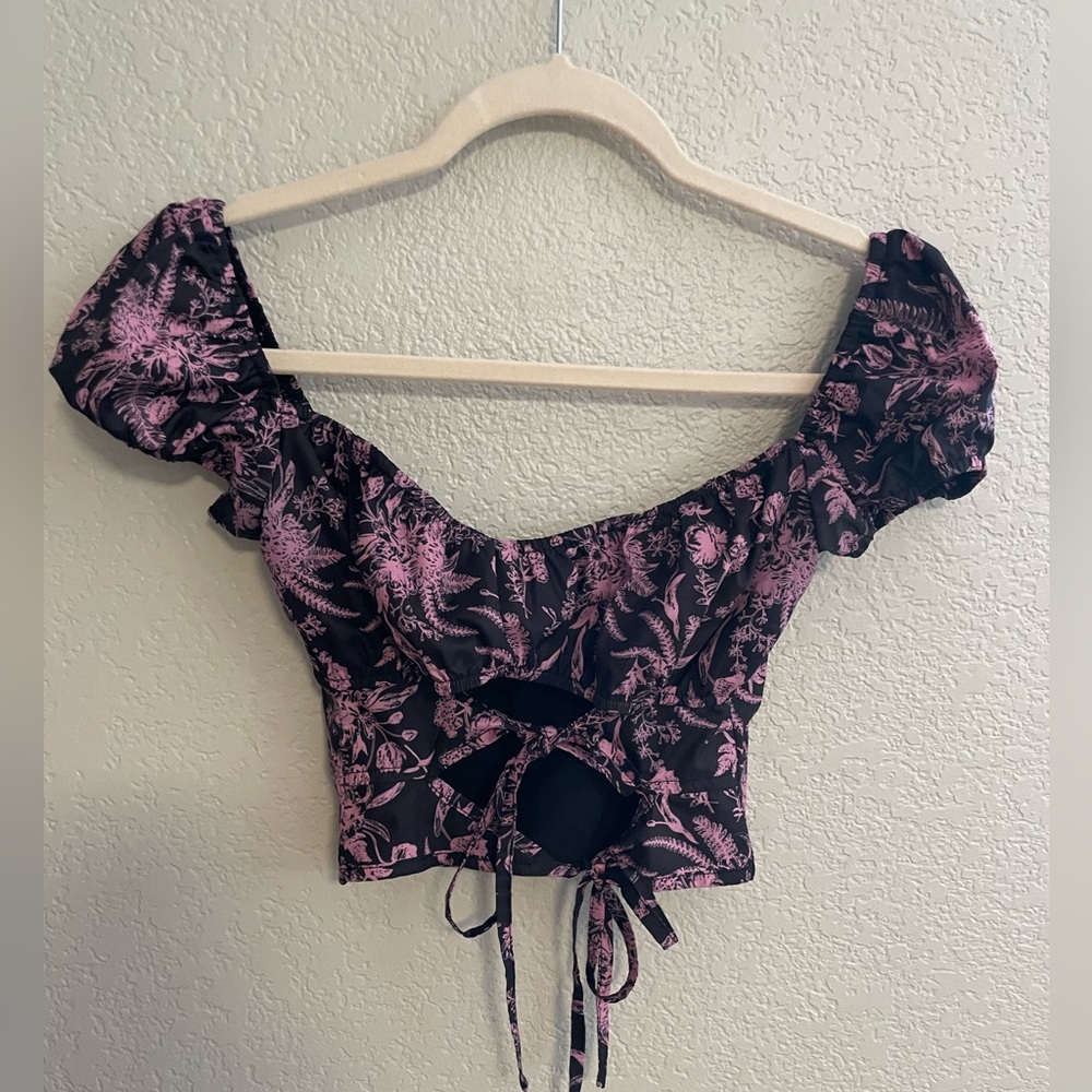 Tigermist crop top